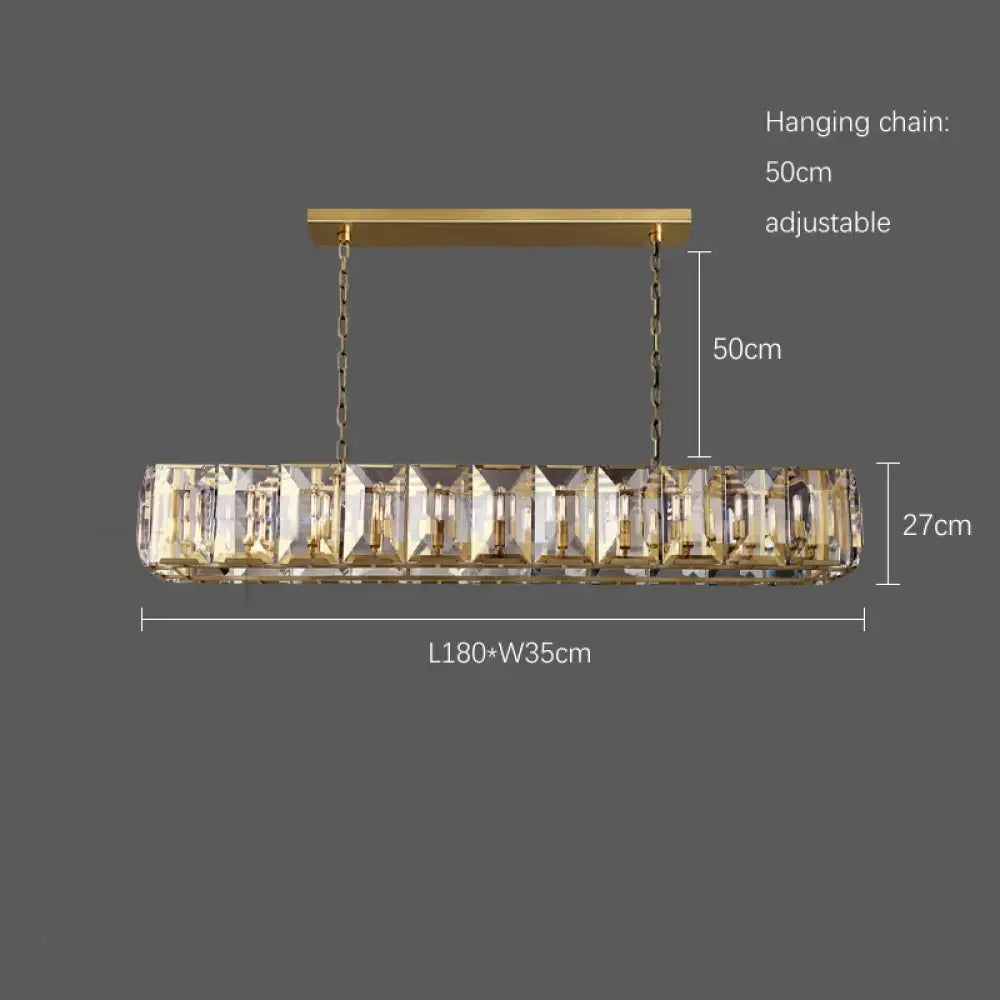 Timeless LED Crystal Chandelier | Dining Room Lighting