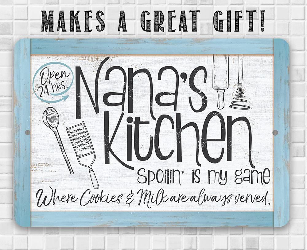 Nana's Kitchen - Metal Sign