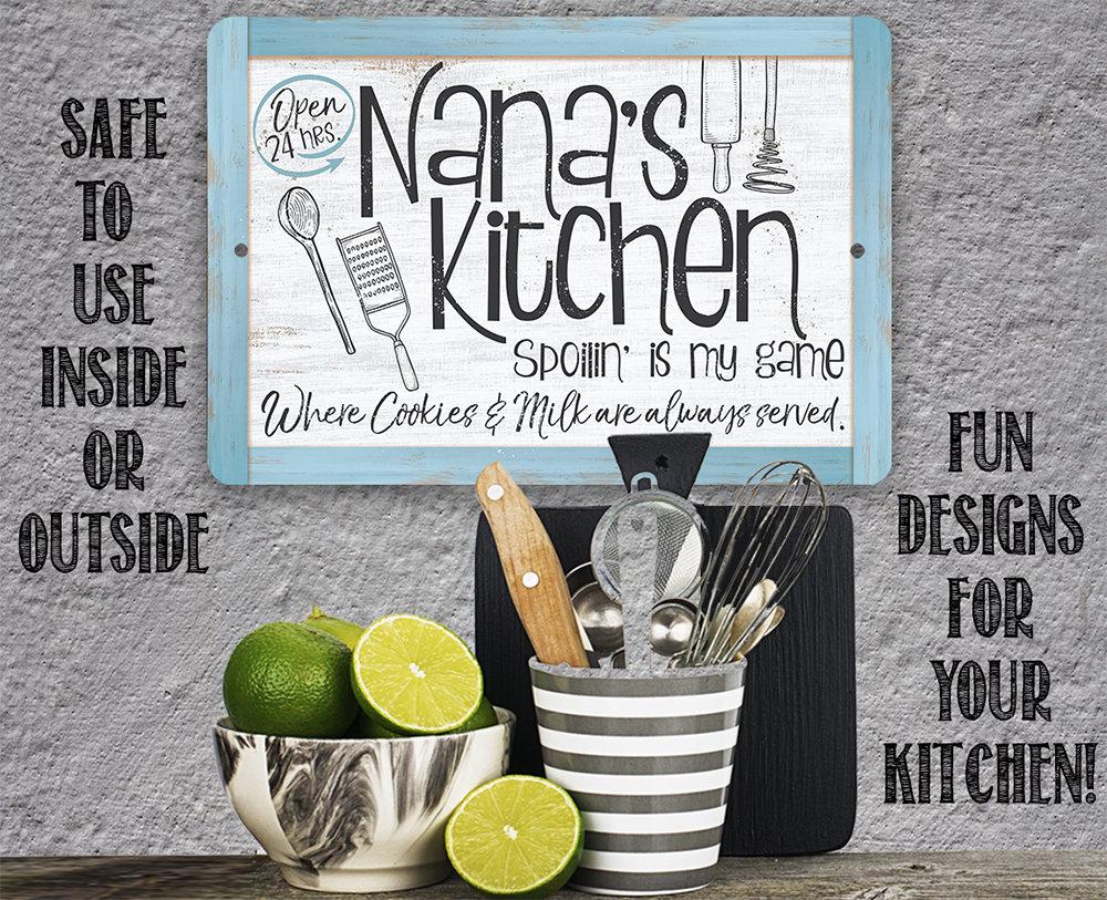 Nana's Kitchen - Metal Sign