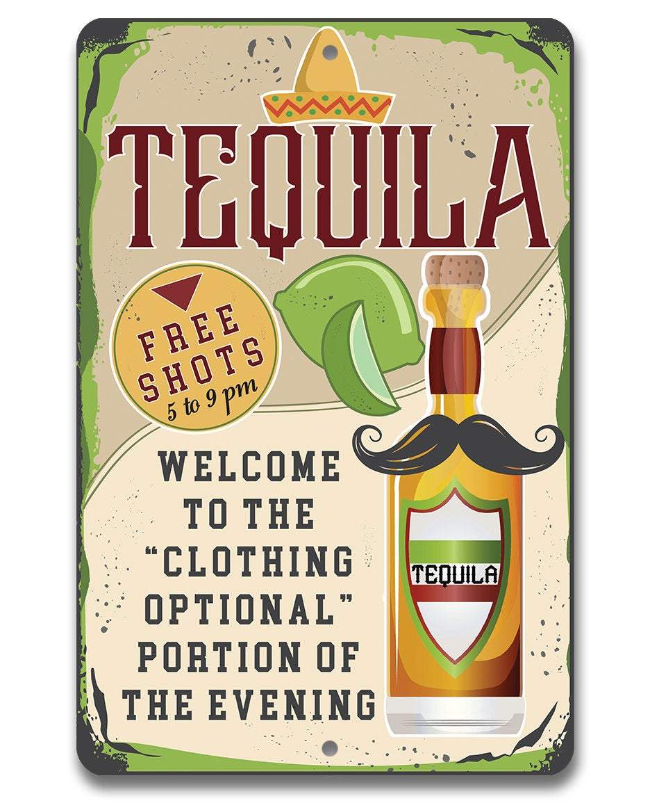 Tequila - Metal Sign