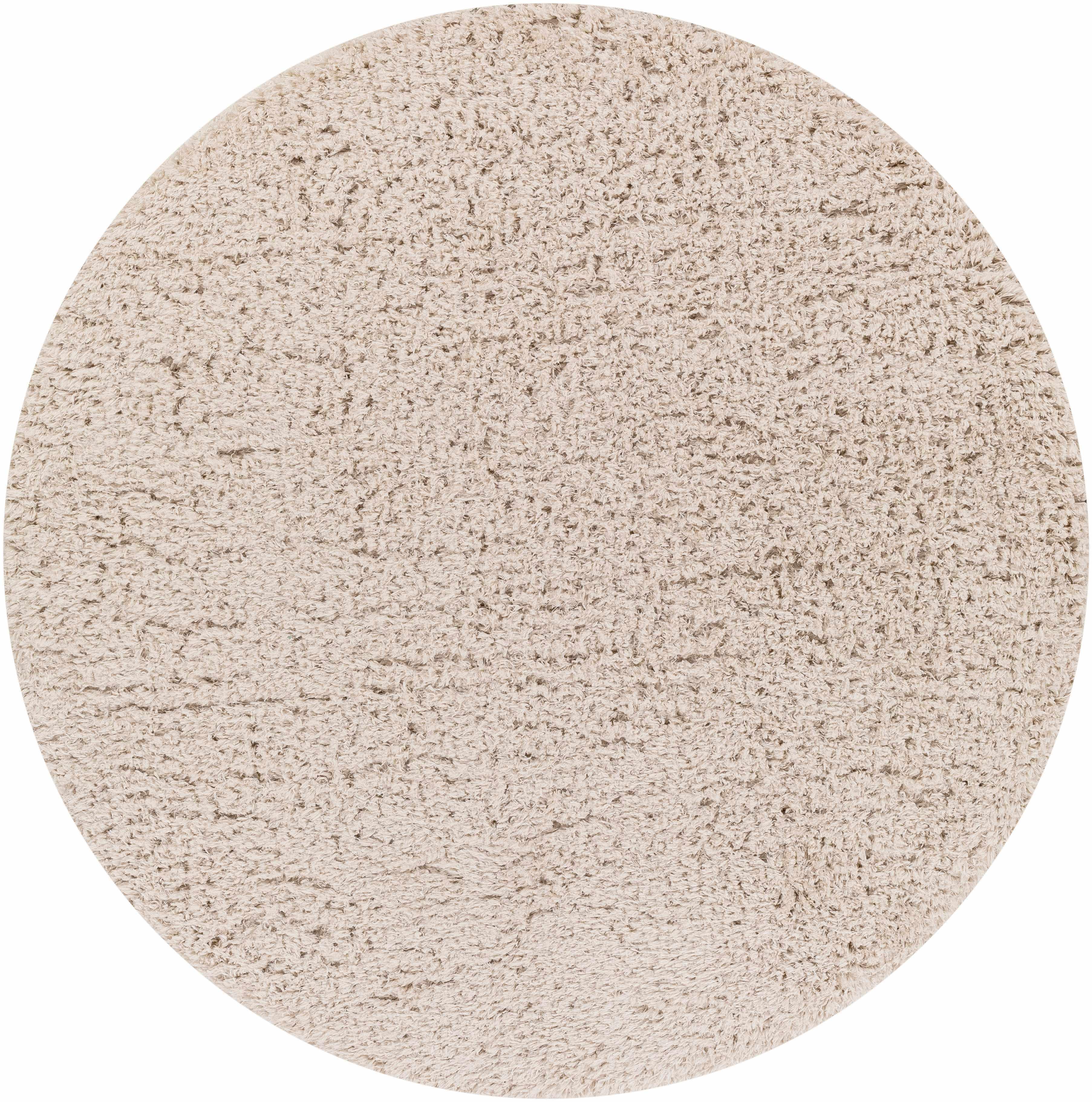 Siari Solid Oatmeal Shag Rug - PRHOMZ