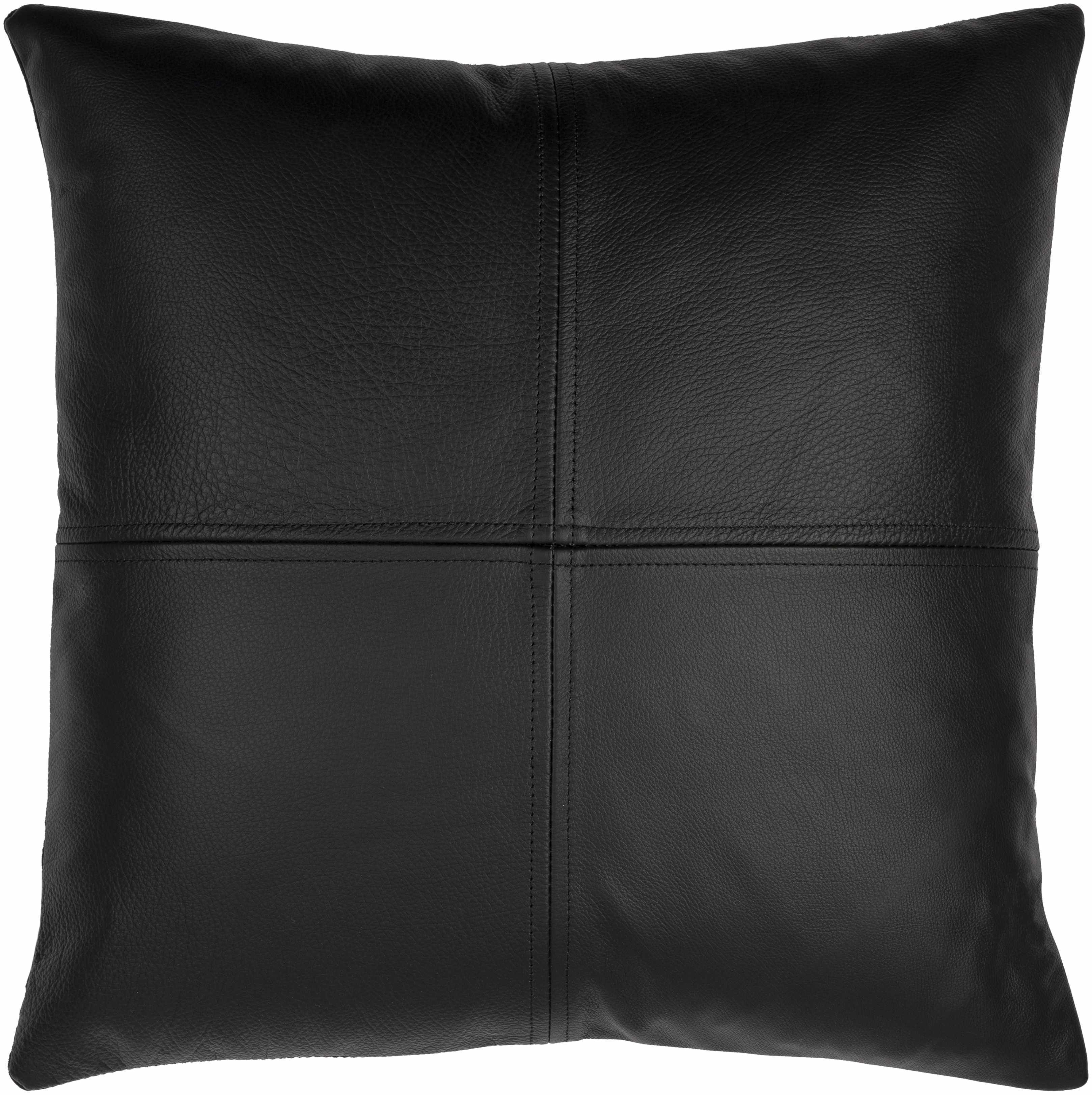 Tampakan Black Square Throw Pillow-0