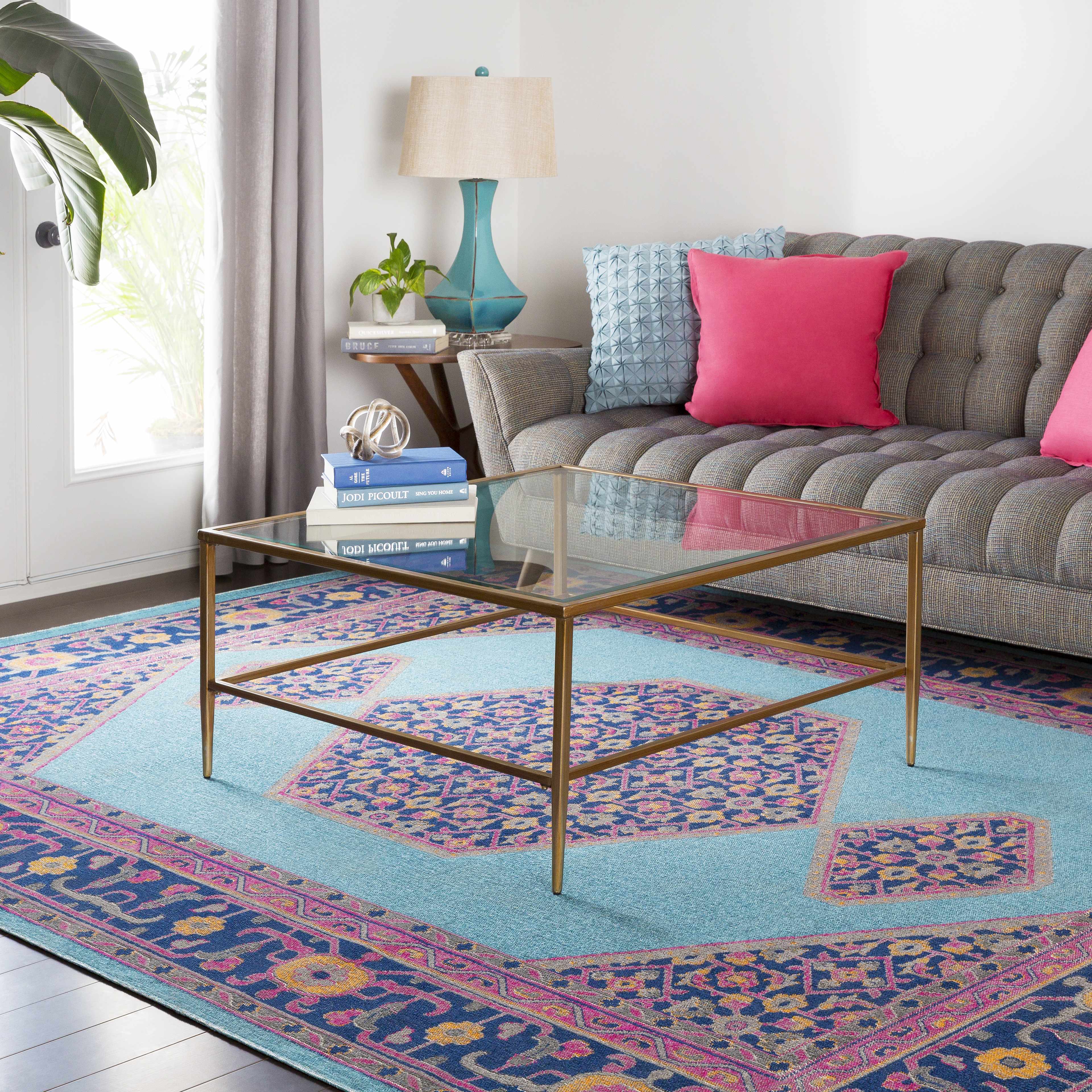 Sherston Gray Geometric Throw Pillow - Clearance-1