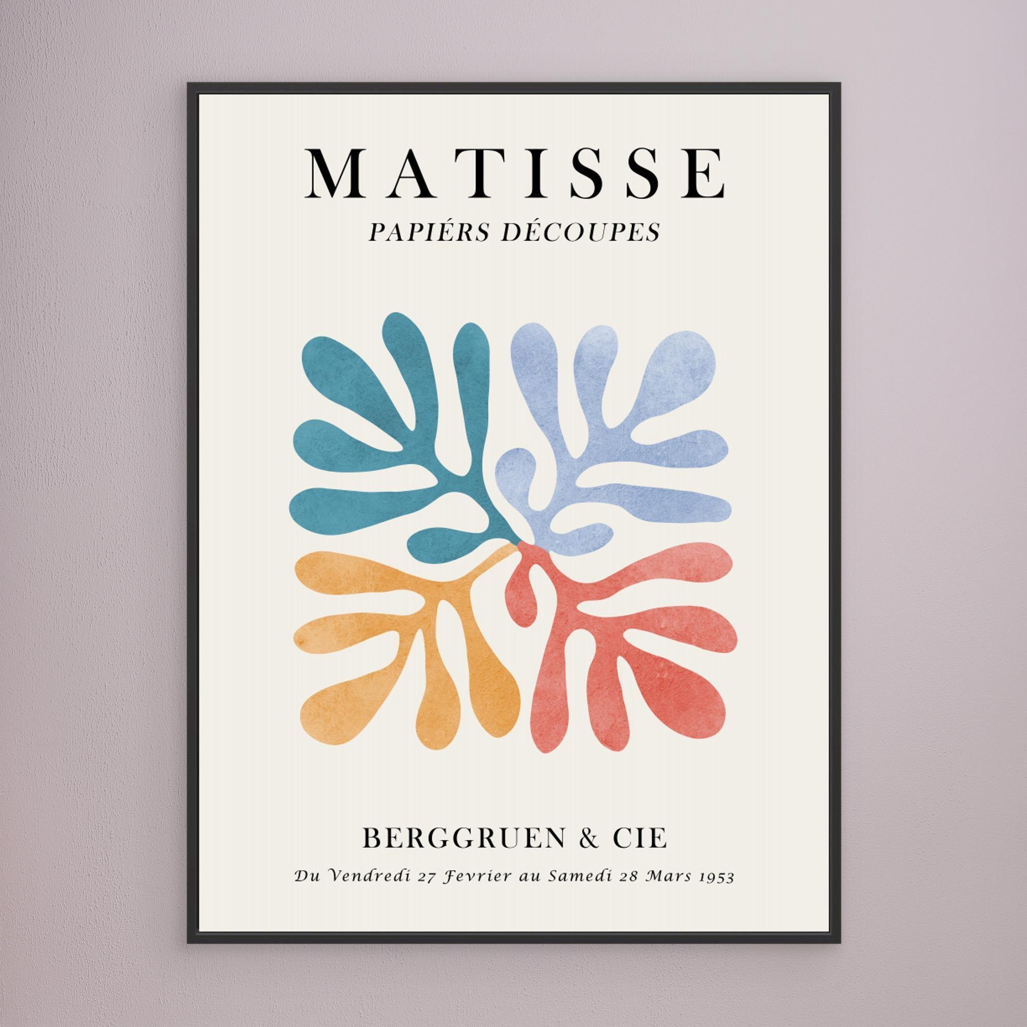 Matisse floral poster 4 by Vitor Costa
