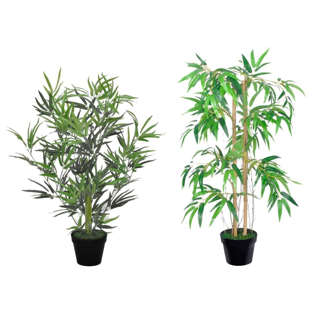 vidaXL Artificial Plant Artificial Bamboo Artificial Tree Twiggy with Pot - PRHOMZ