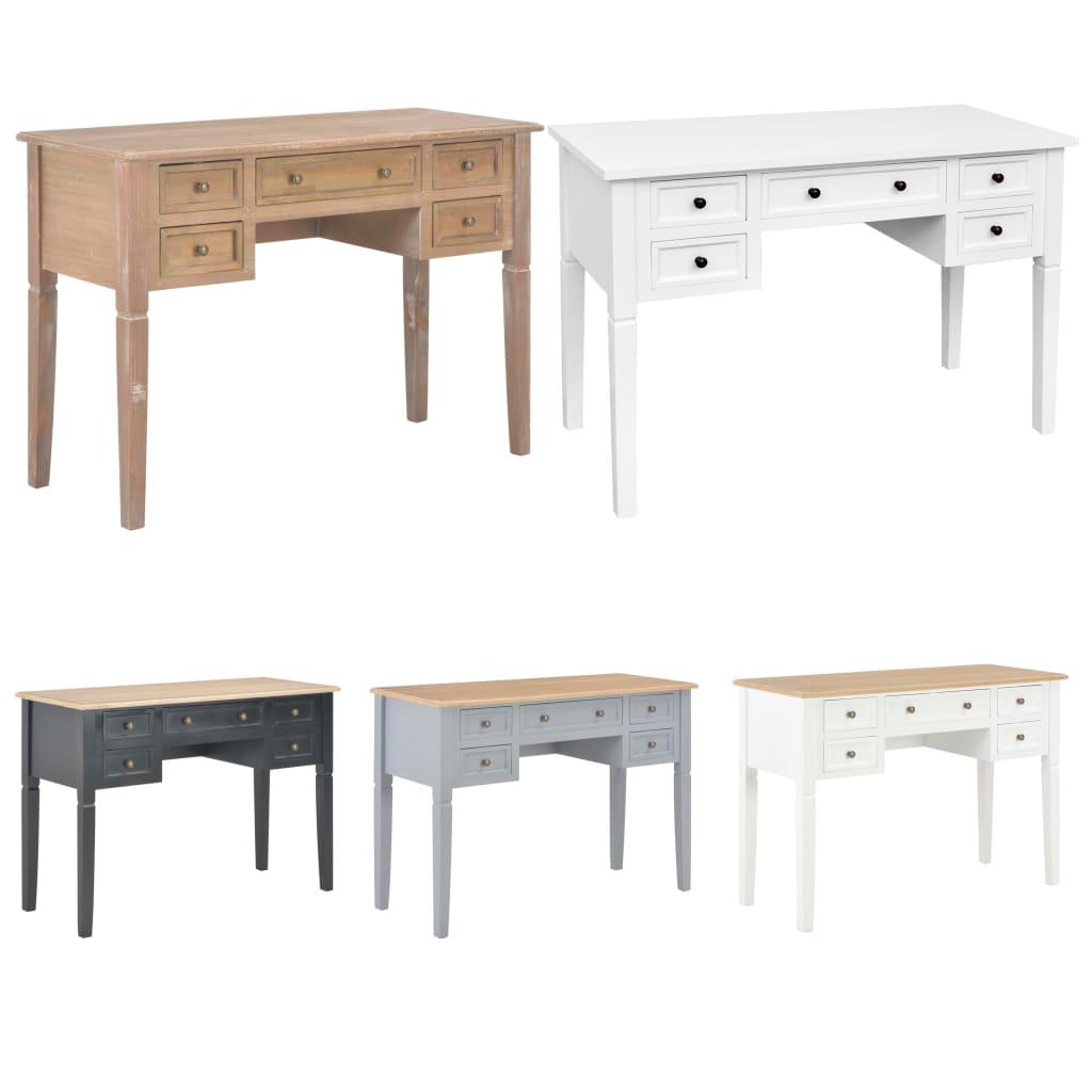 vidaXL Writing Desk Computer Desk Laptop Table Home Office Workstation Wood - PRHOMZ