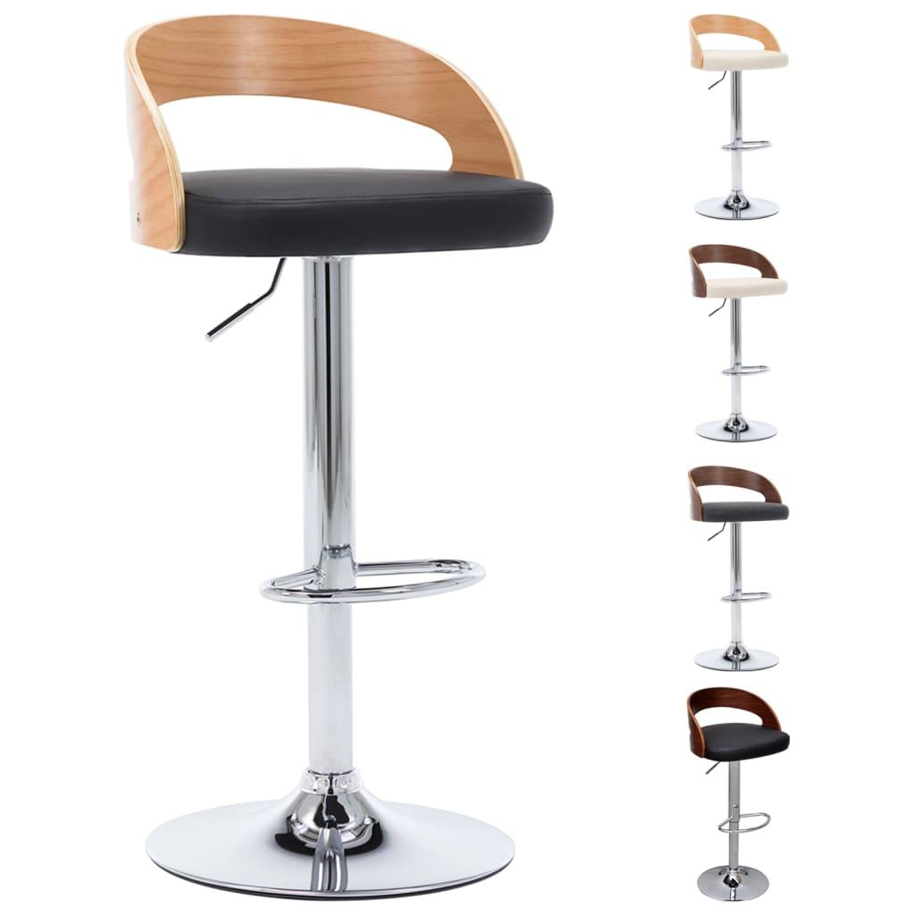 Bar Stools Counter Chair with Footrest for Dining Room Set-2 - PRHOMZ