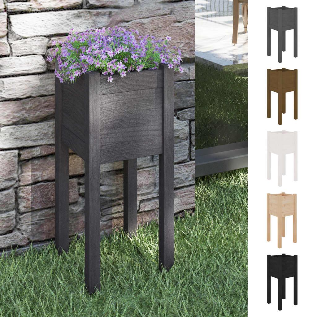 vidaXL Wall Cabinet Wall Mounted Beside Cabinet with Storage Solid Wood Pine - PRHOMZ