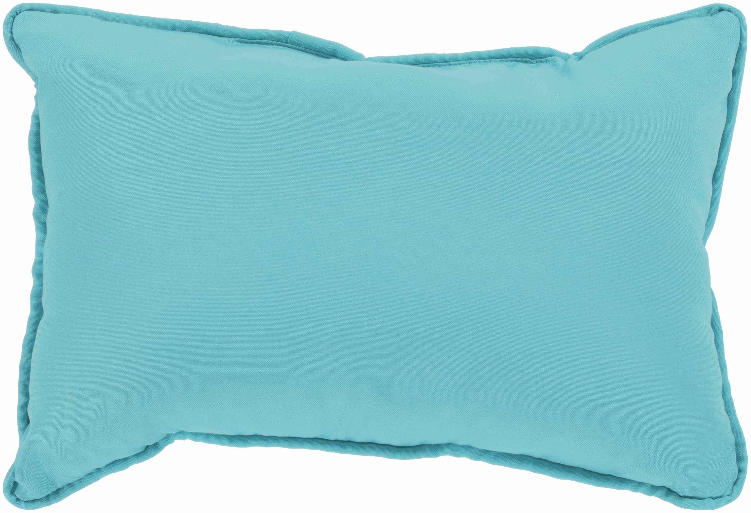 Vaiden Aqua Square Throw Pillow - Clearance - PRHOMZ
