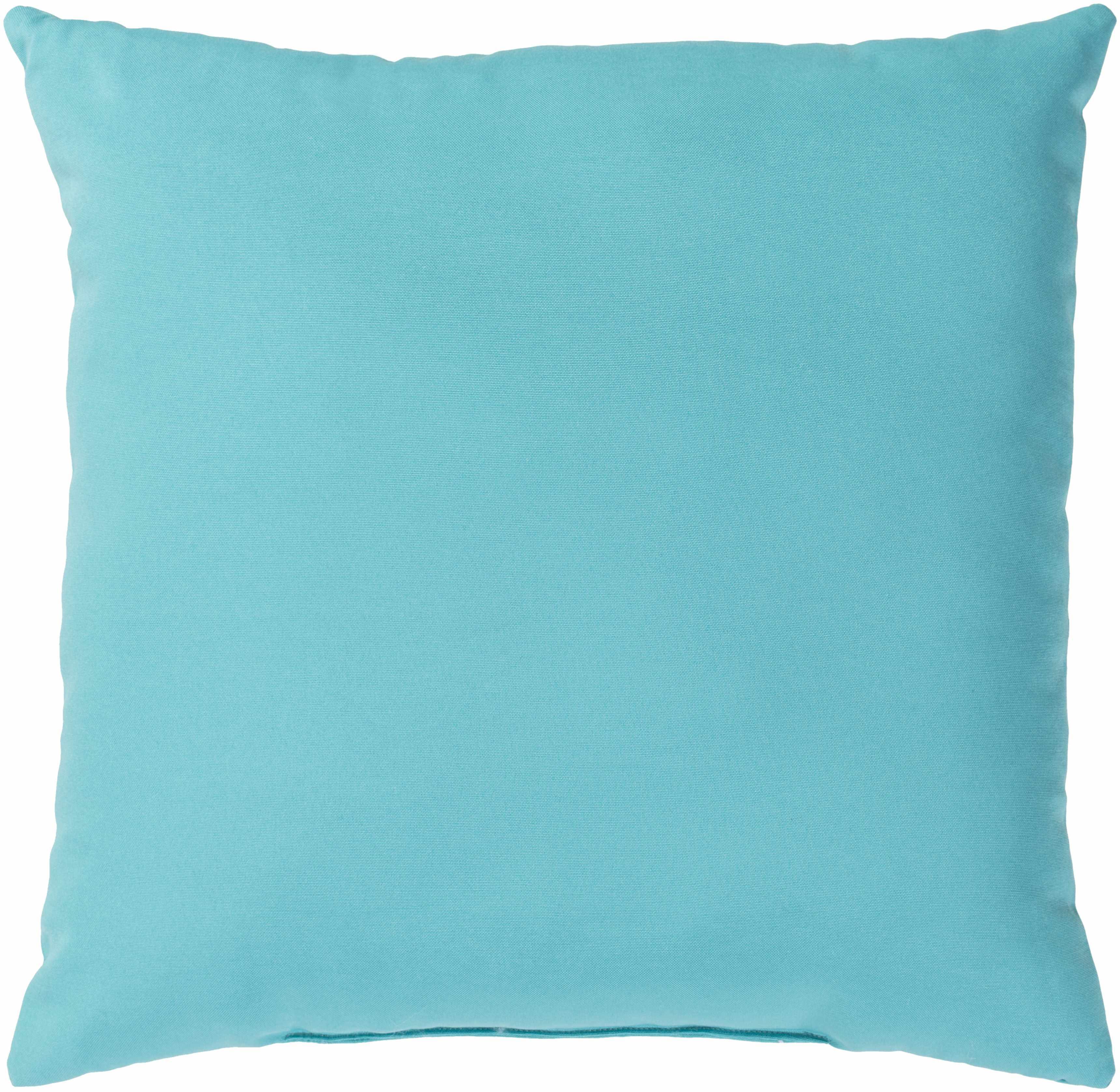 Vaiden Aqua Square Throw Pillow - Clearance - PRHOMZ