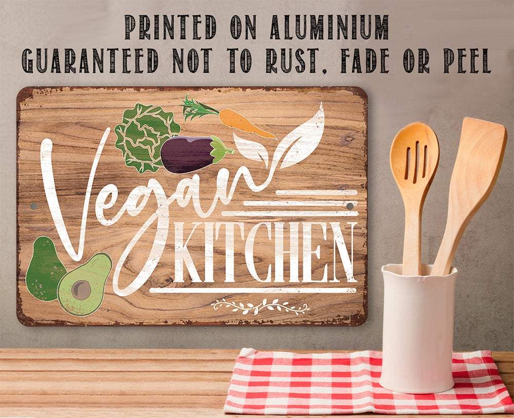 Vegan Kitchen - Metal Sign