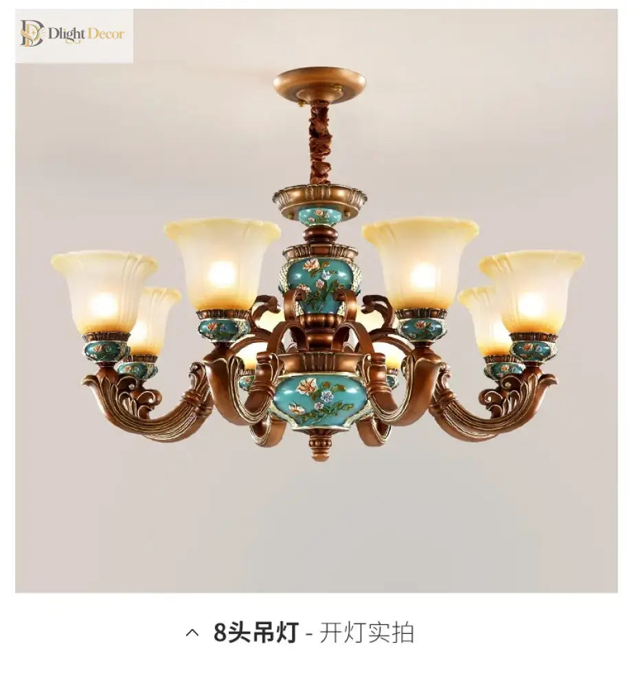 Vintage European Chandelier | Dining Room Home Lighting