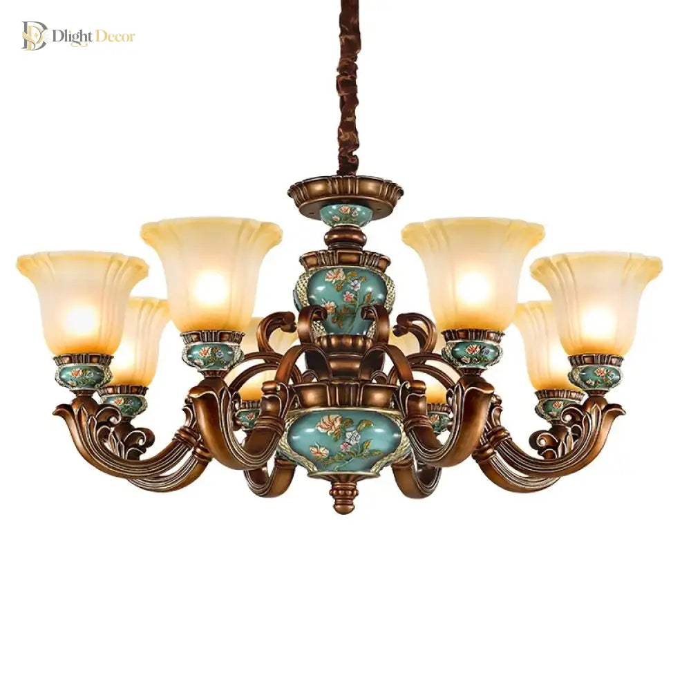 Vintage European Chandelier | Dining Room Home Lighting