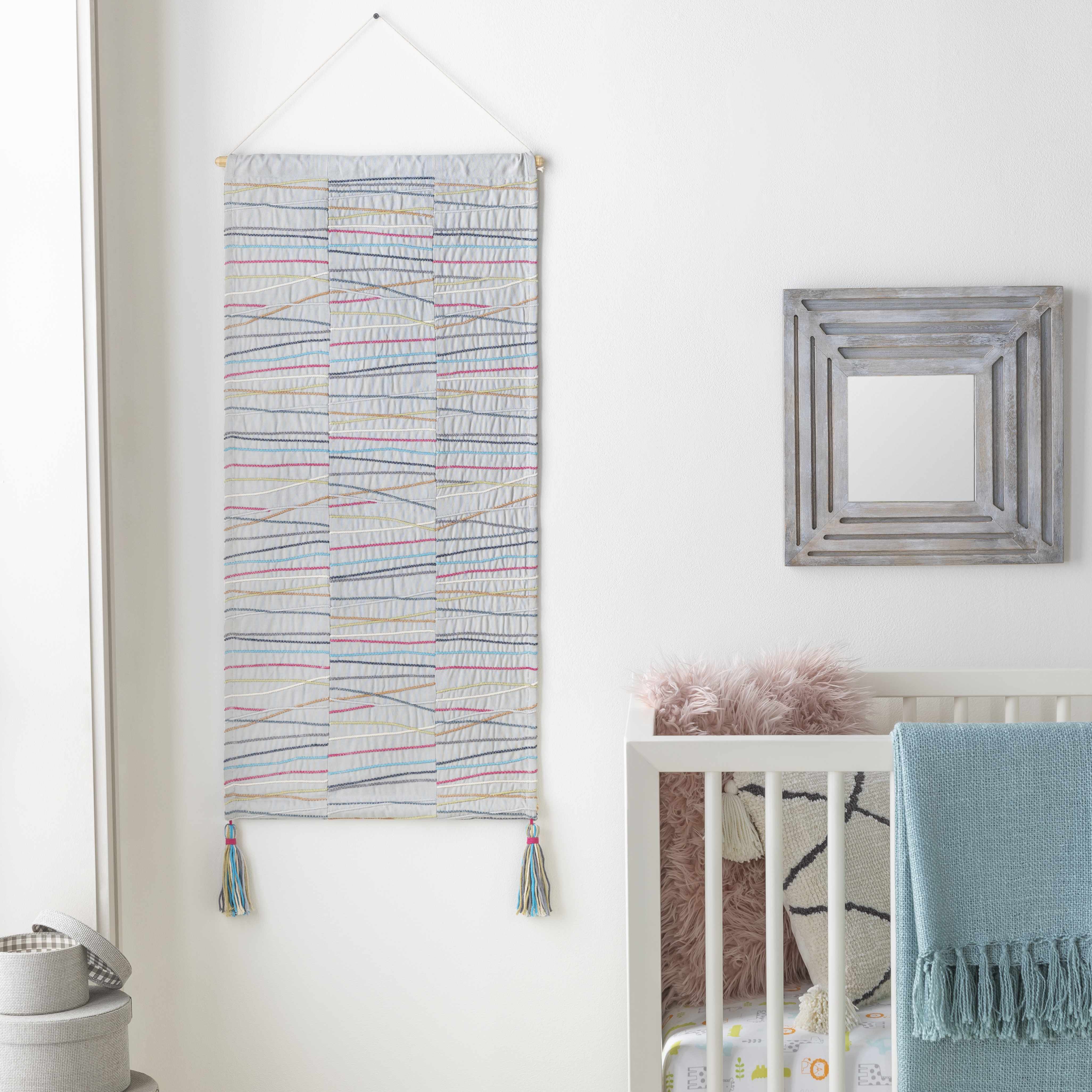 Verden Striped Multicolor Wall Hanging-1