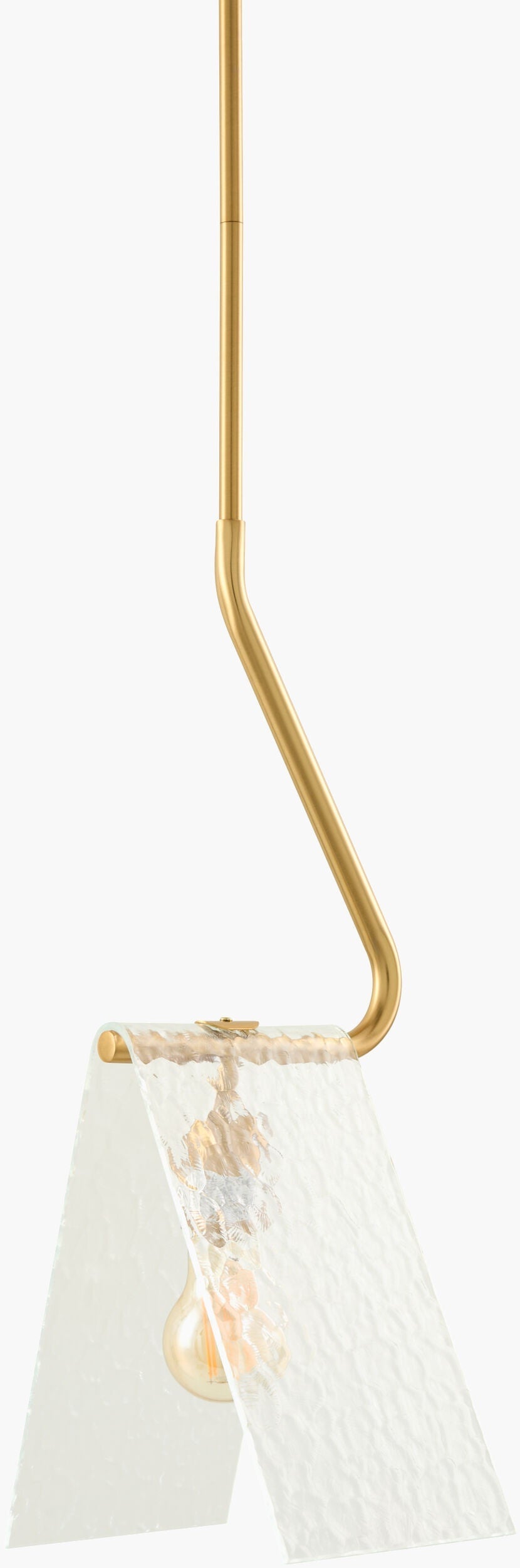 Tan Modern Pendant Light with glass details for kitchen islands or dining areas-0