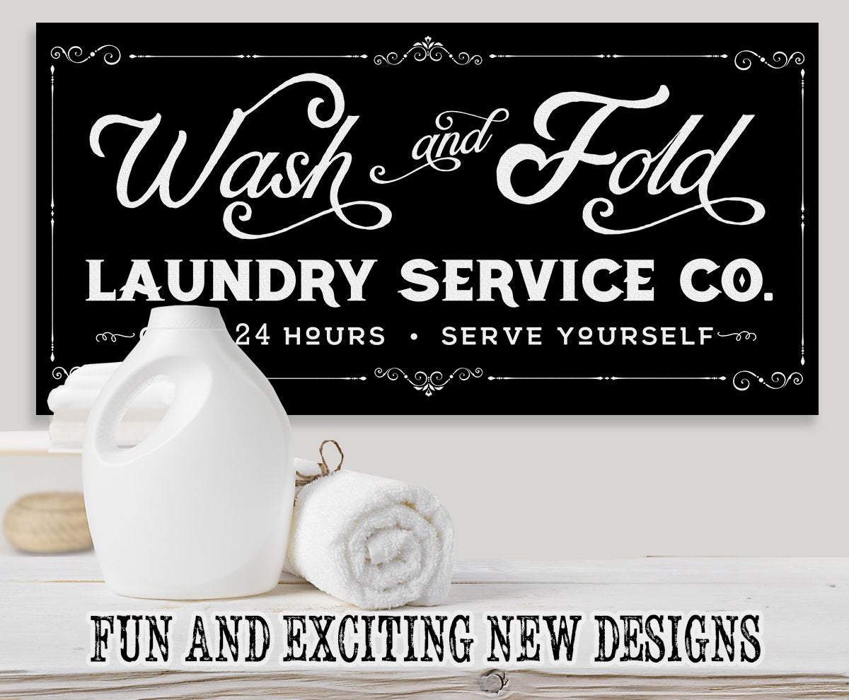 Wash and Fold Laundry - Canvas
