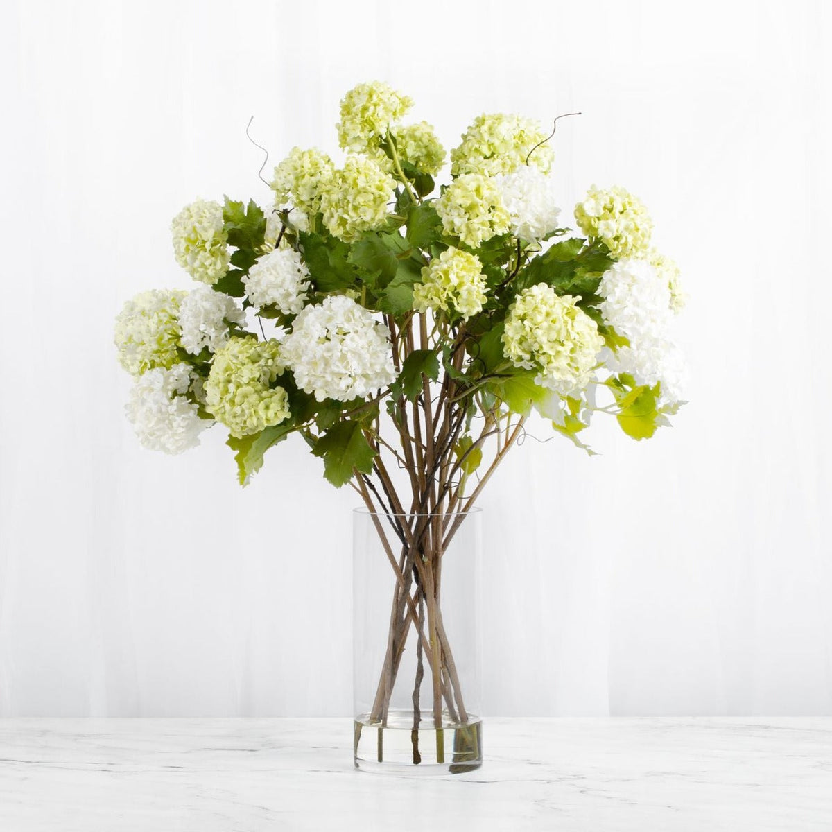Tall Hydrangea Centerpiece Arrangement