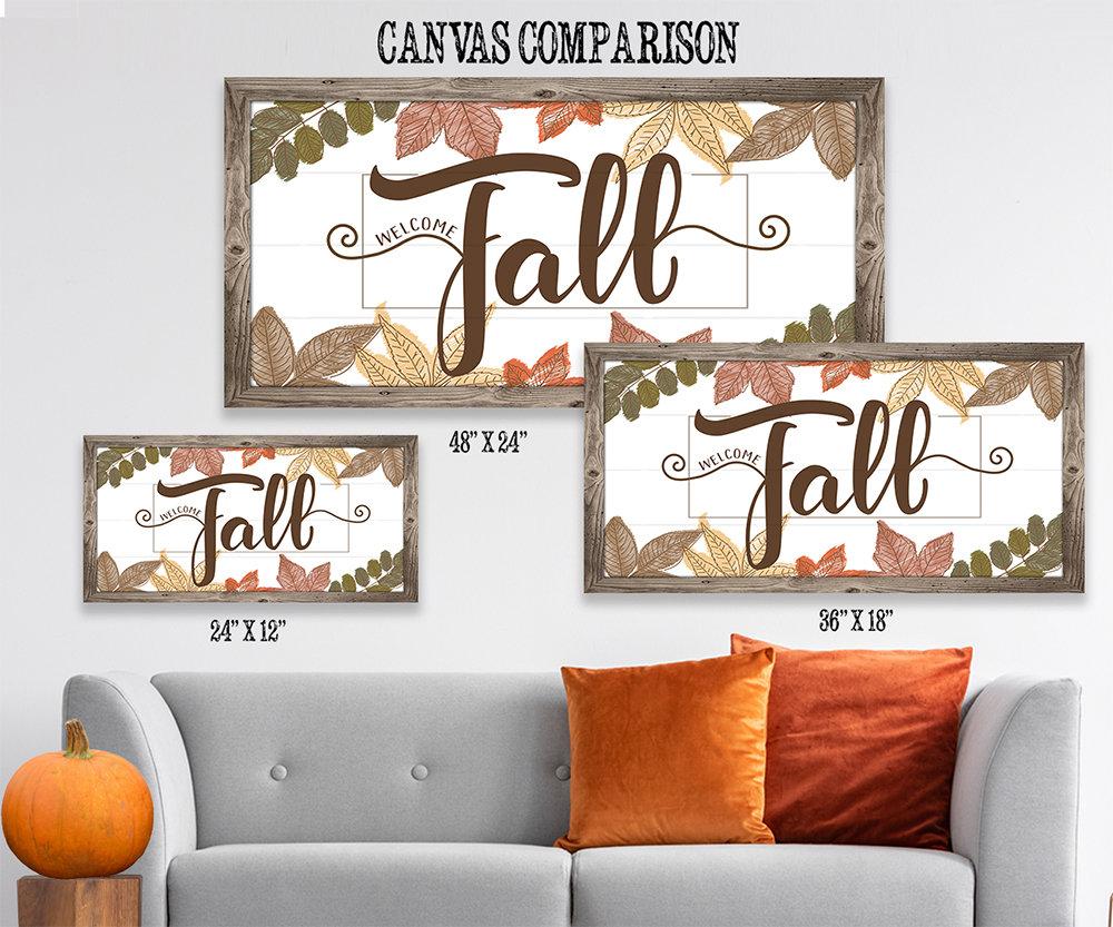 Welcome Fall - Canvas