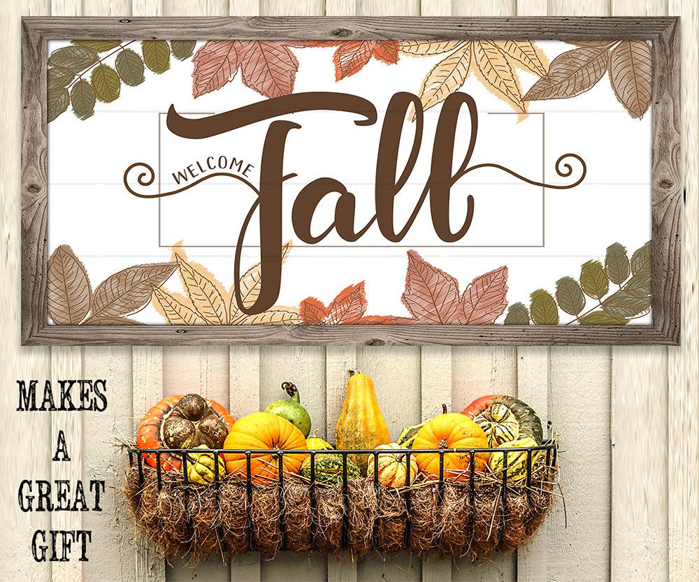 Welcome Fall - Canvas