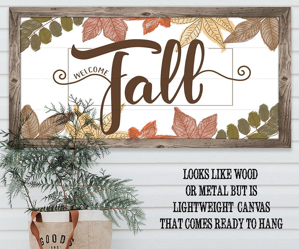 Welcome Fall - Canvas