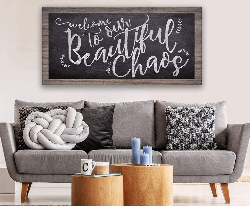 Welcome To Chaos - Canvas