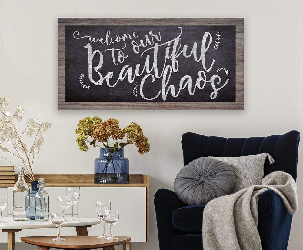 Welcome To Chaos - Canvas