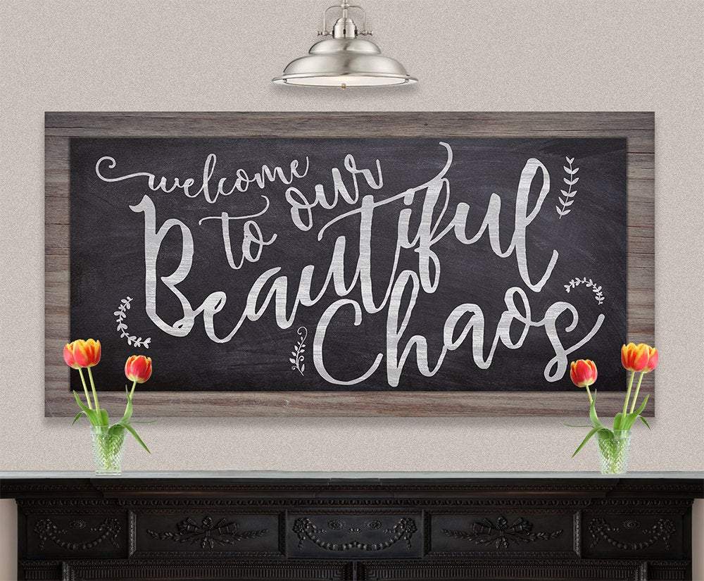 Welcome To Chaos - Canvas