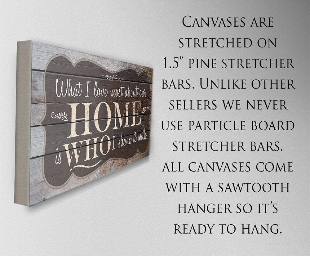 What I Love Most - Canvas