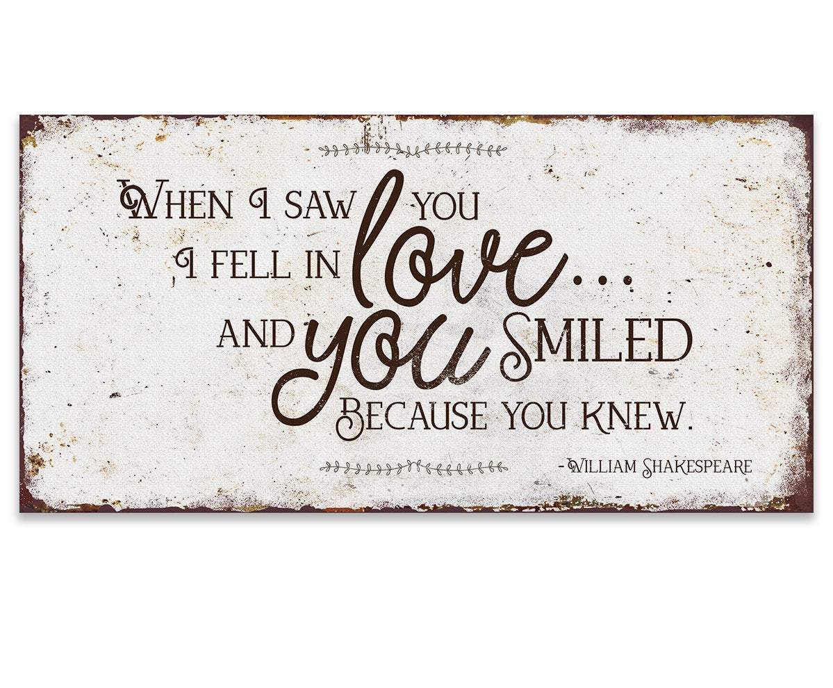 When I Saw You - Canvas