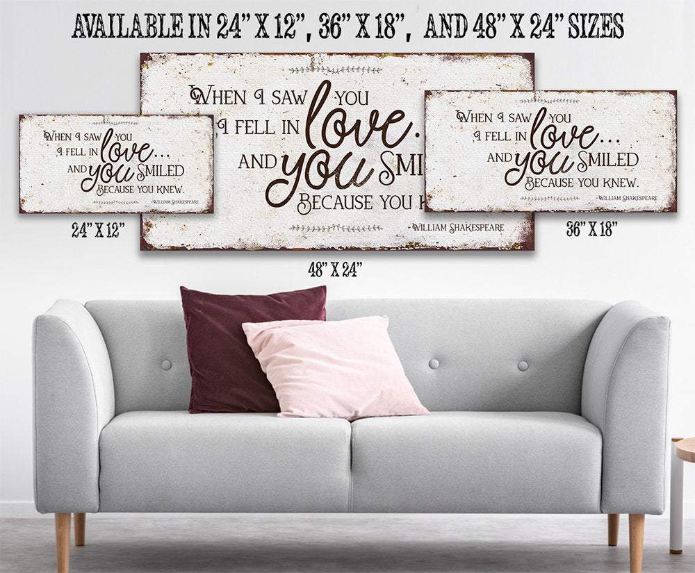 When I Saw You - Canvas