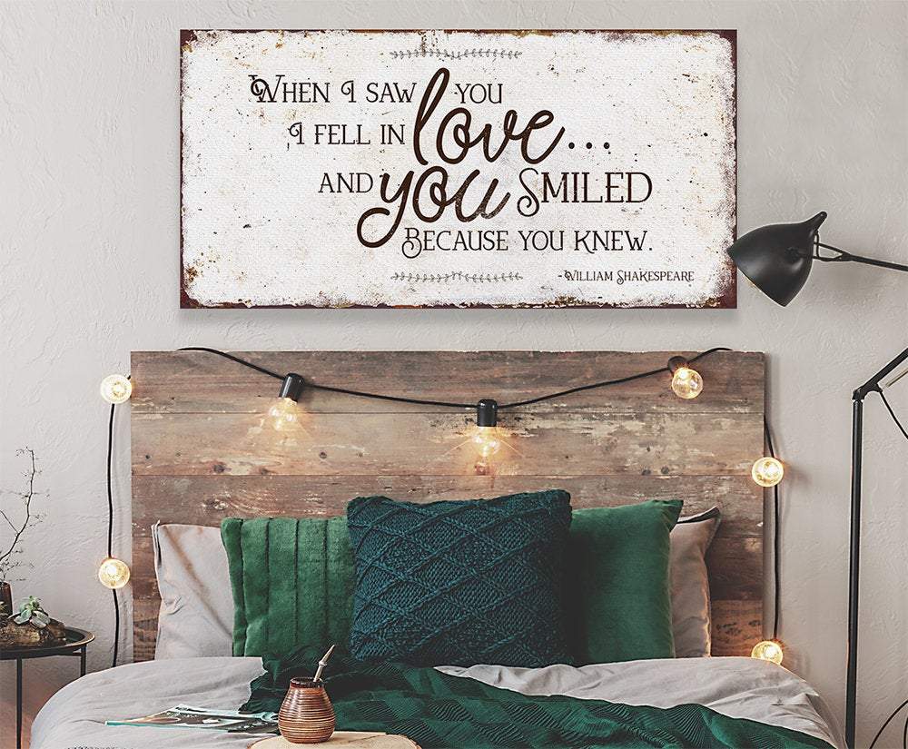 When I Saw You - Canvas