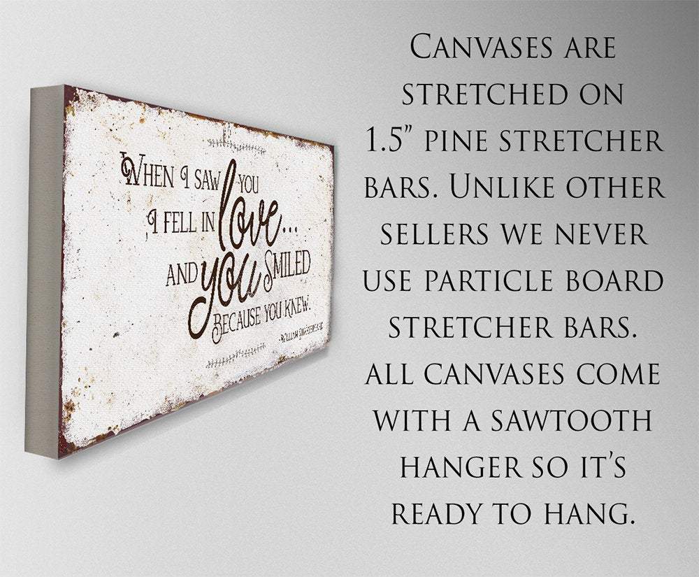 When I Saw You - Canvas