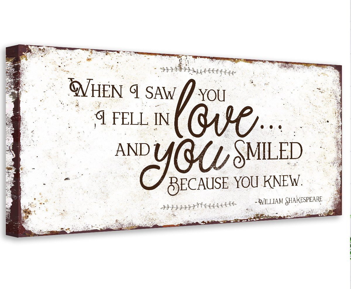 When I Saw You - Canvas