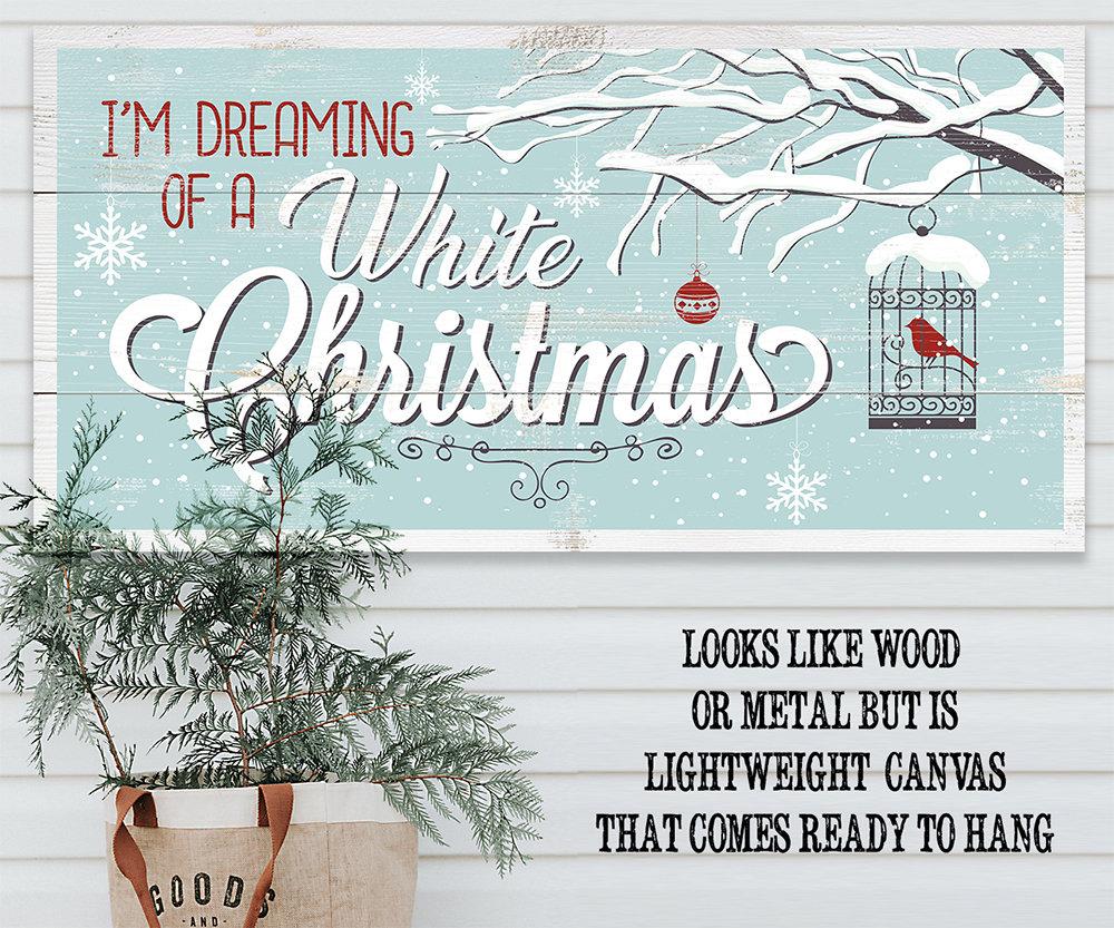 White Christmas - Canvas