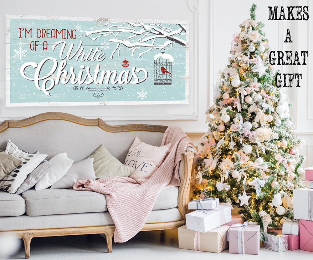 White Christmas - Canvas