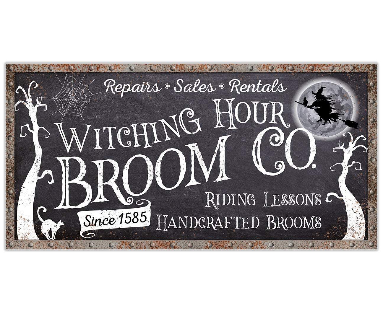 Witching Hour Broom - Canvas