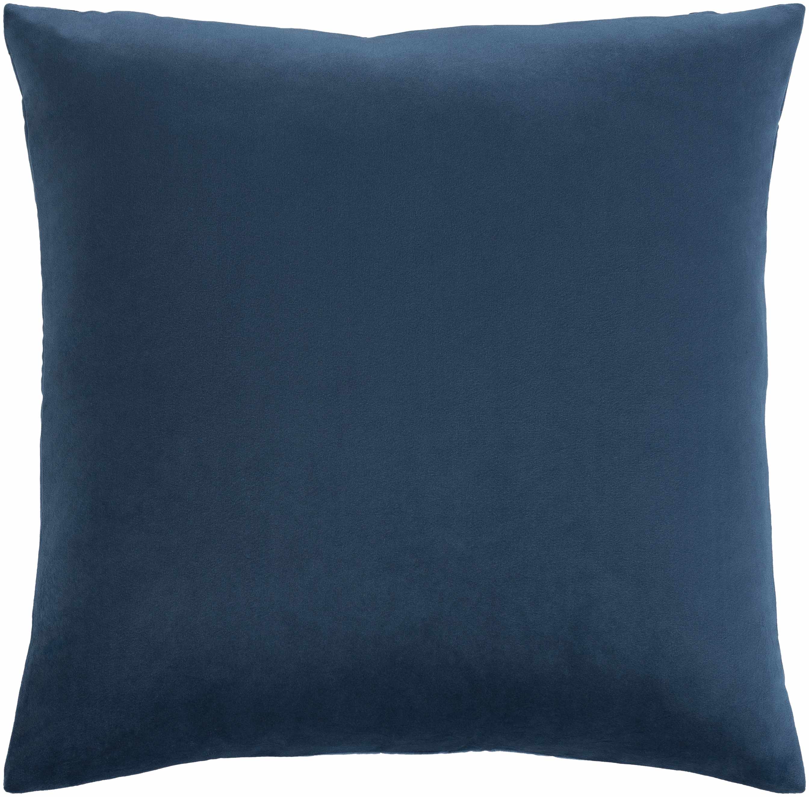 Wellington Dark Blue Square Throw Pillow - Clearance-1