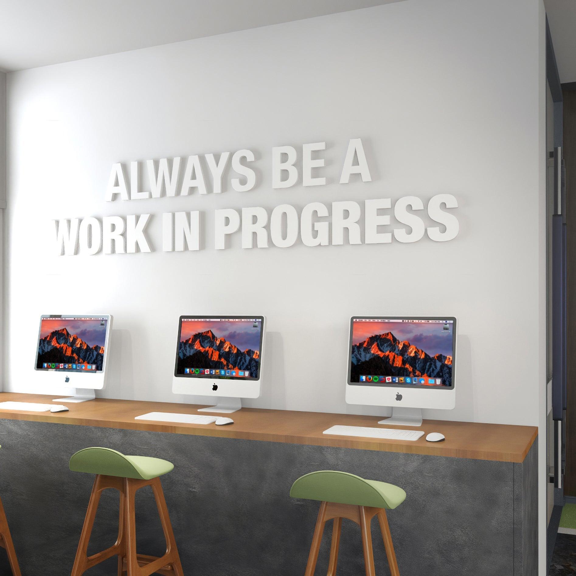 Work in Progress 3D Office Decor - PRHOMZ