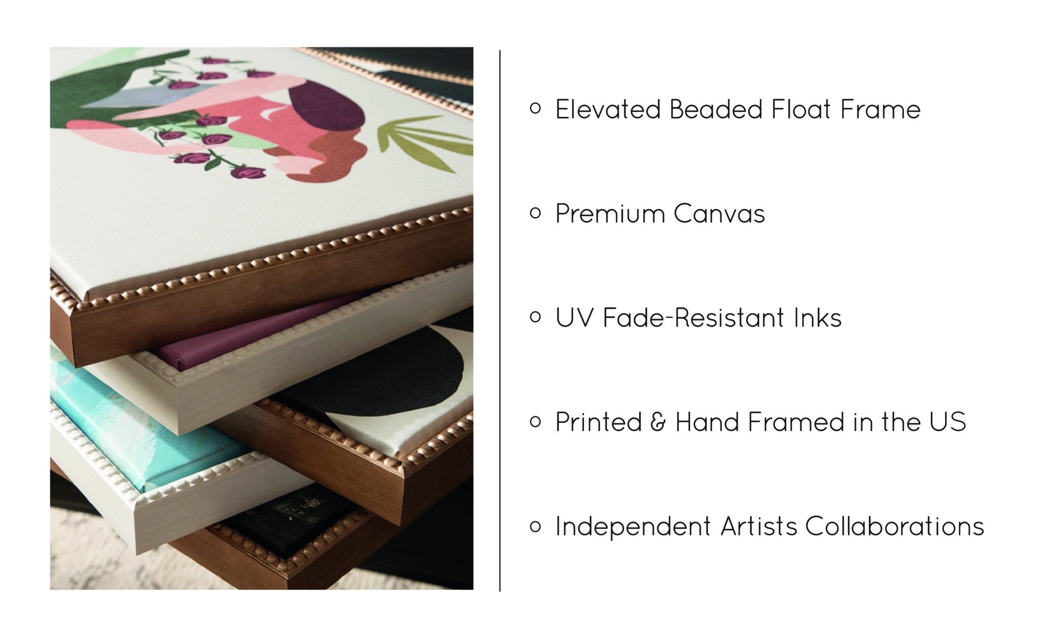 Sylvie Sophisticated Neutral Coral Blue 1 and 2 Framed Canvas Art Set by The Creative Bunch Studio