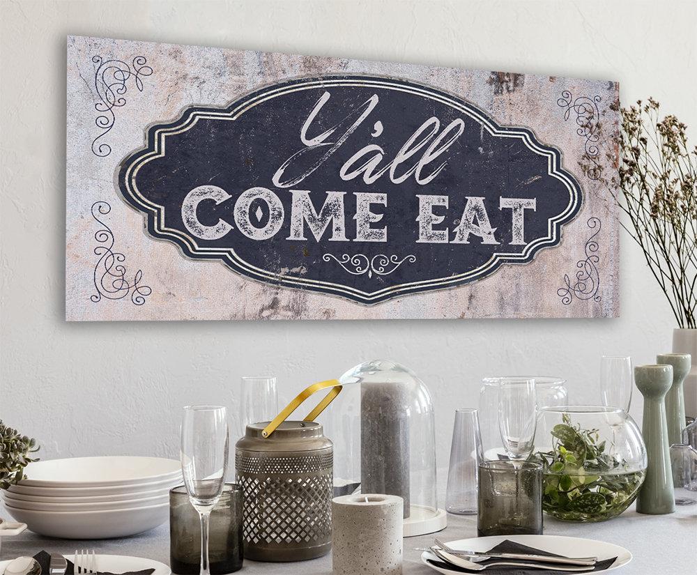 Y'all Come Eat - Canvas