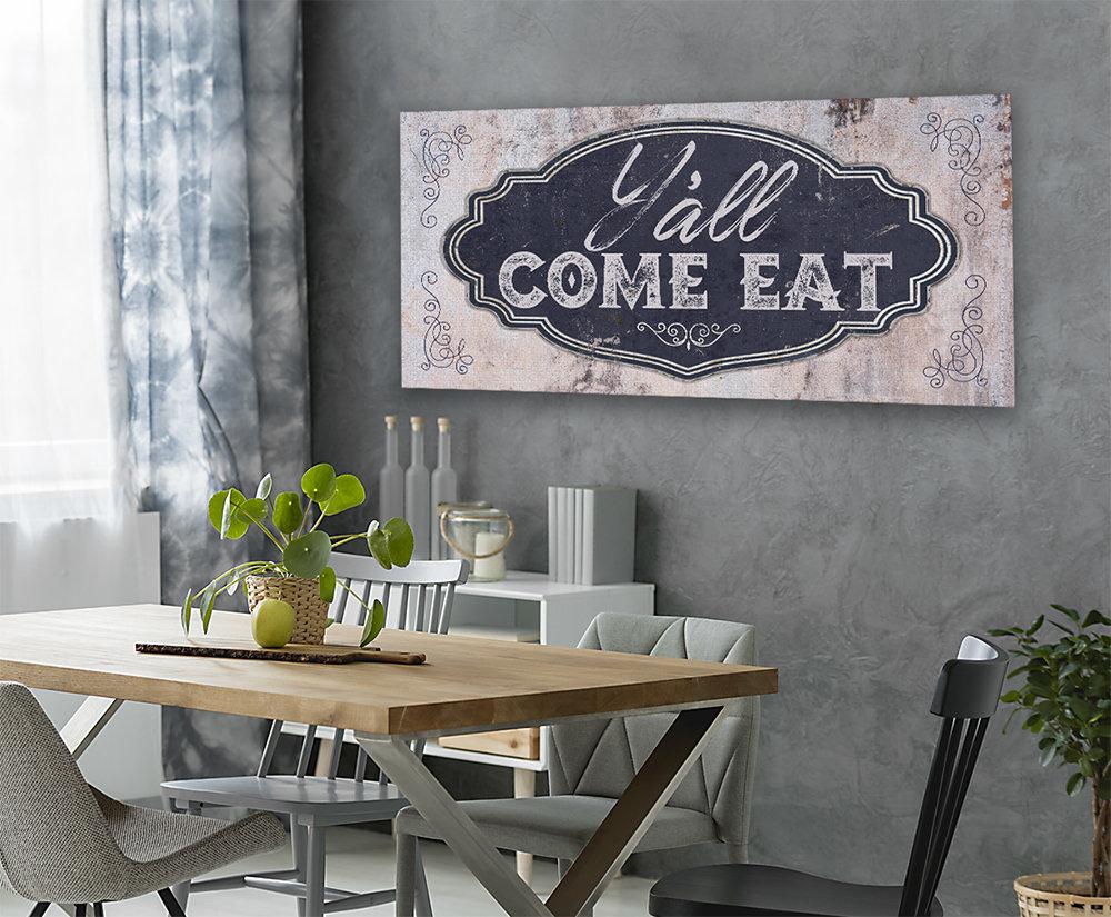 Y'all Come Eat - Canvas