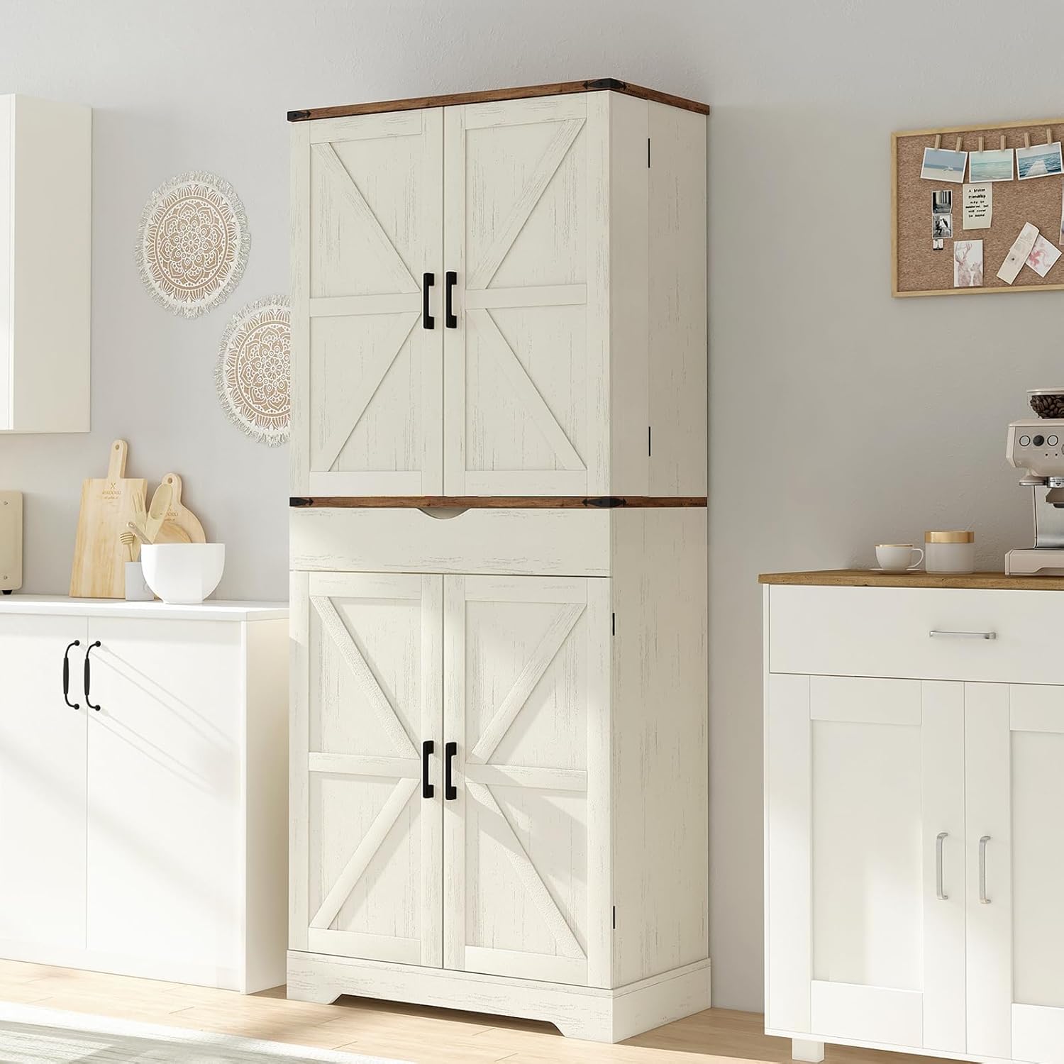 Yanosaku SC001 72'' Tall Kitchen Storage Pantry Cabinet-0