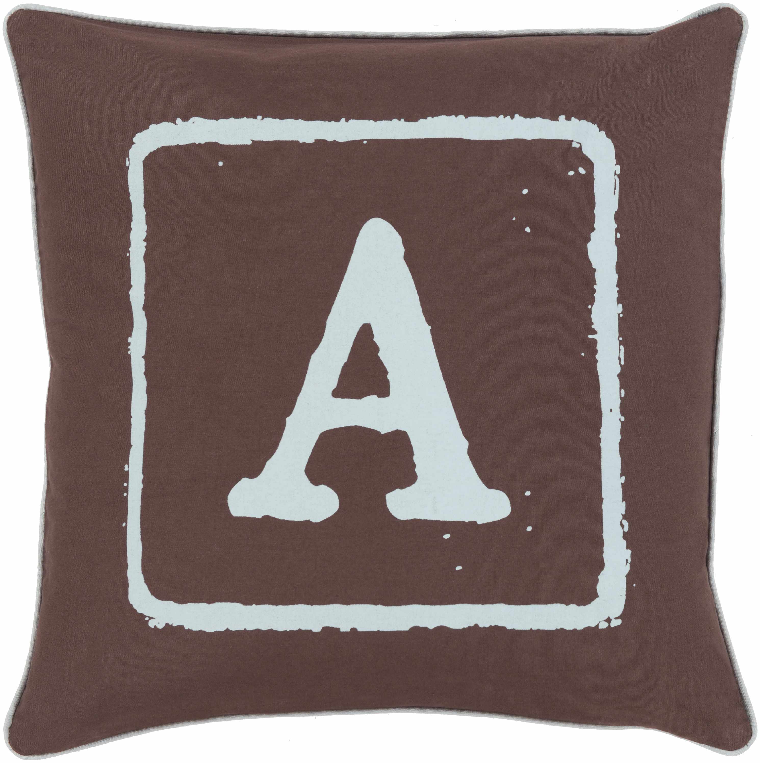 Yarragon Lettter A Throw Pillow - Clearance-0