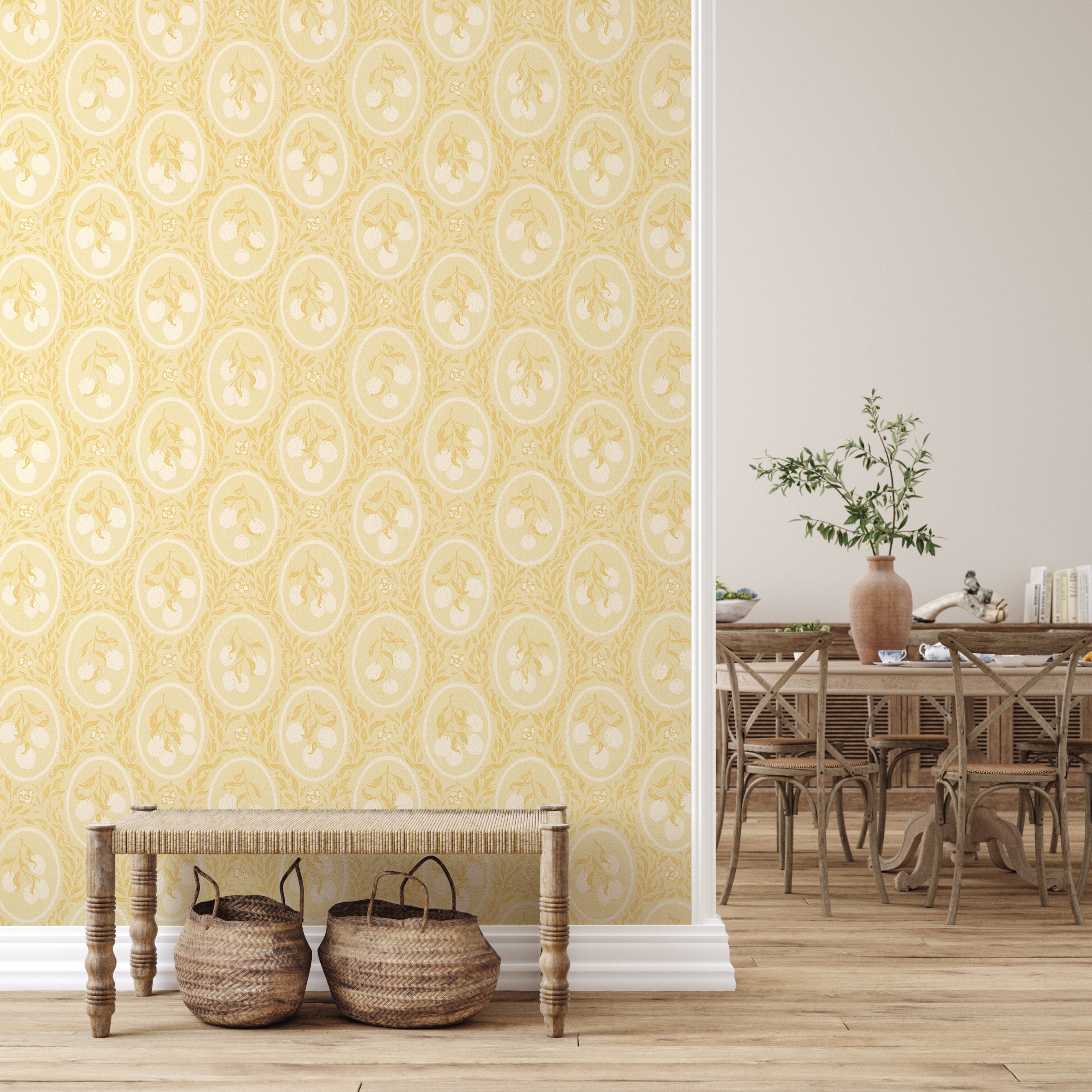 Citrine Wallpaper by Biba Nima Design