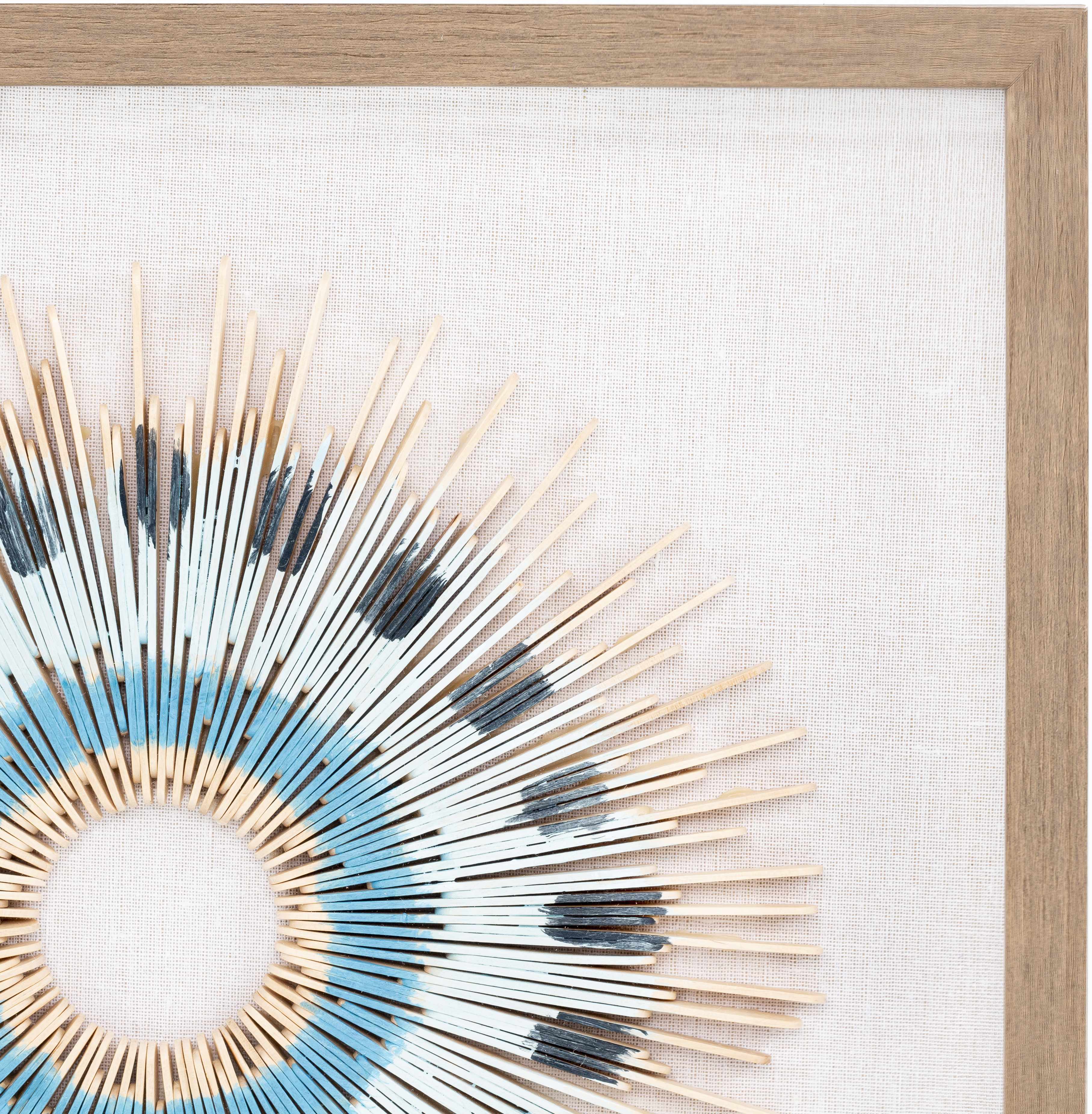 Yenice Natural Wood Geometric Wall Art Set Of Two-1