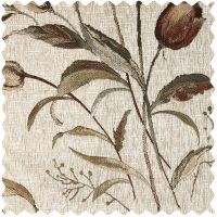 Priya Floral Cotton Roman Shade