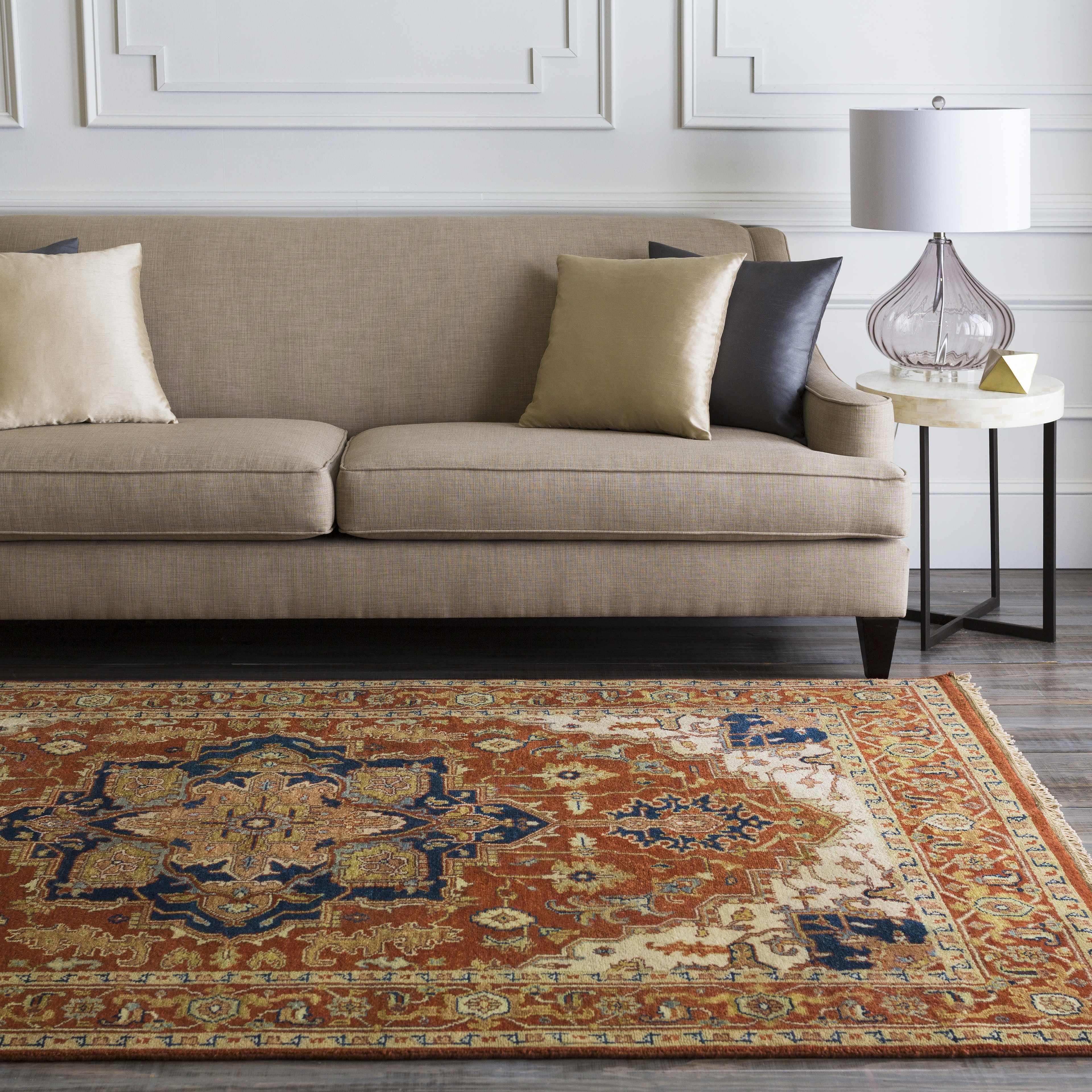 Solvay Mustard Square Throw Pillow - Clearance-1