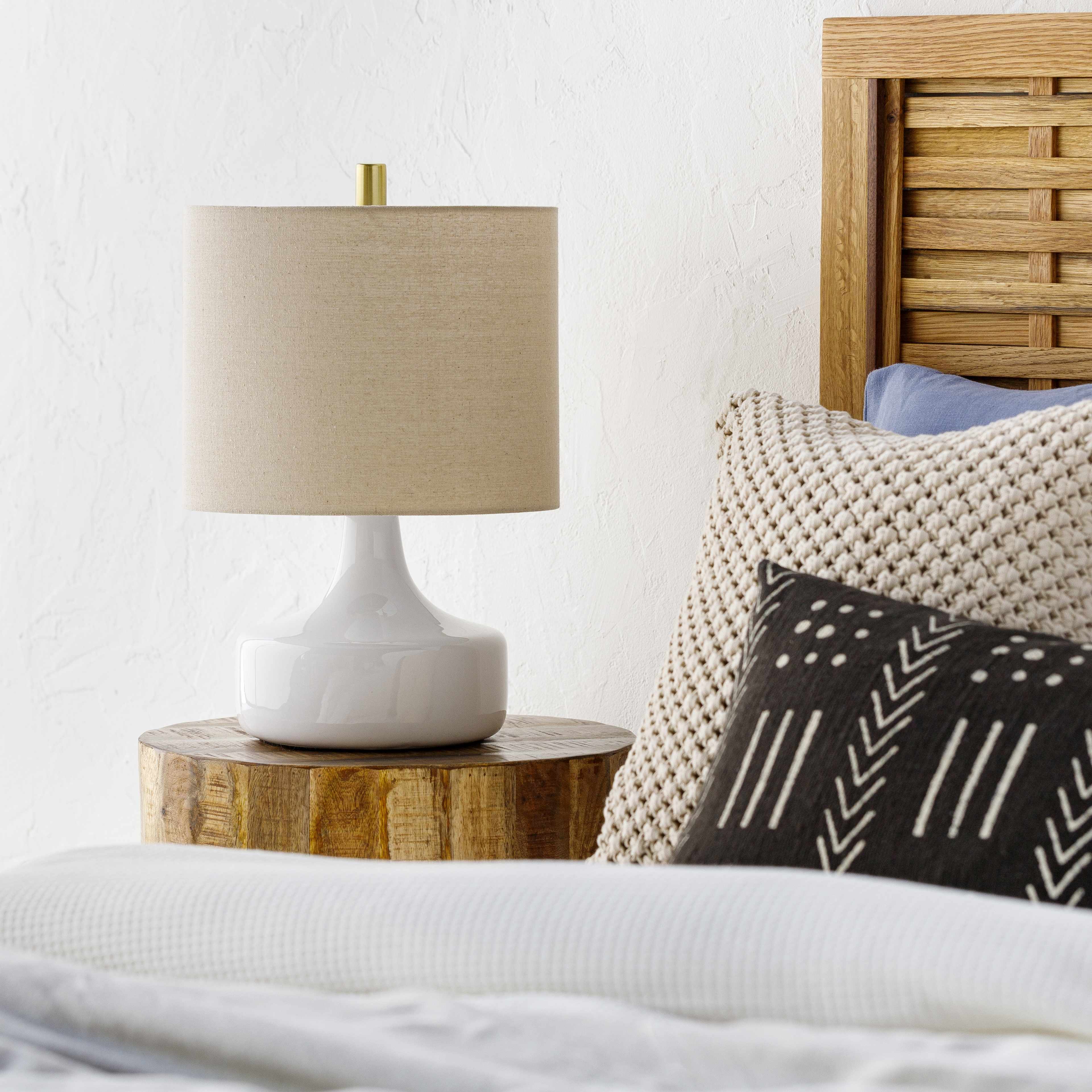 Astrakhan White Table Lamp-4