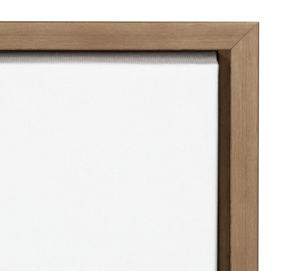 Sylvie Traditional Boho Floral Botanical I Framed Canvas by The Creative Bunch Studio