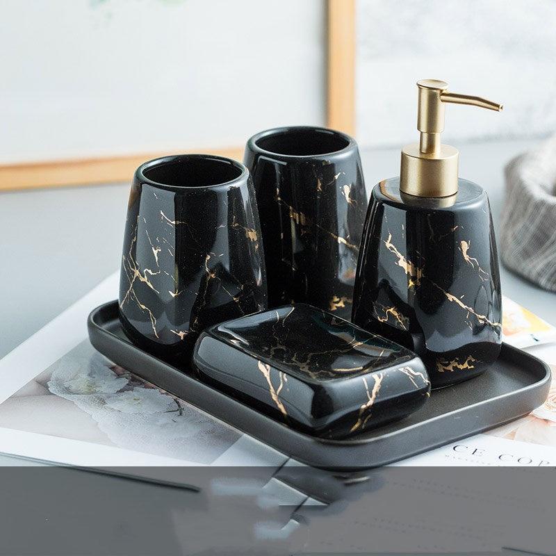 Elegant Bathroom Ceramic Set – Stylish & Durable - PRHOMZ